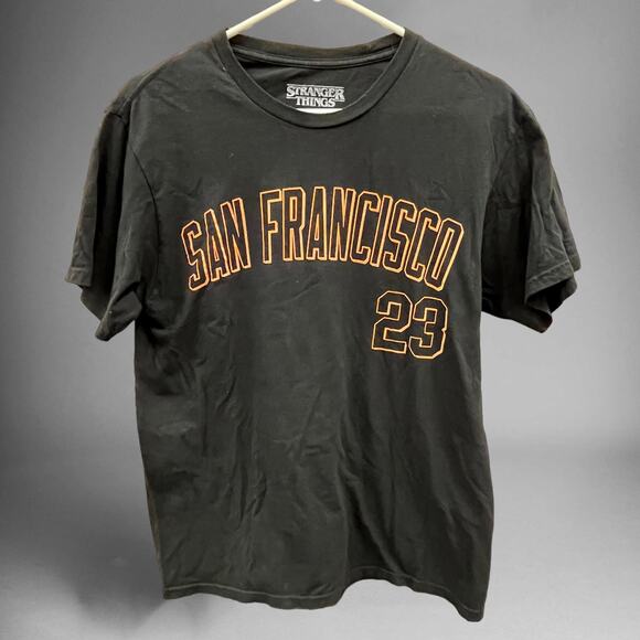 Rare Stranger Things x San Francisco Giants Kris Bryant 23 MLB Baseball Spellout - Picture 1 of 4